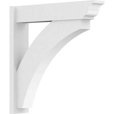 7"W X 36"D X 36"H Thorton Architectural Grade PVC Outlooker with Traditional Ends