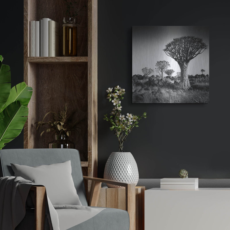 "Les arbres caribus de la Namibie" par Nina Paponcek, H 24 po x l 24 po