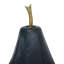 Glass Dark Blue Pear Set Of 2