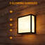 Matte Black Outdoor Sconce