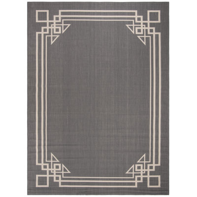 Courtyard Performance Geometric Indoor/Outdoor Area Rug