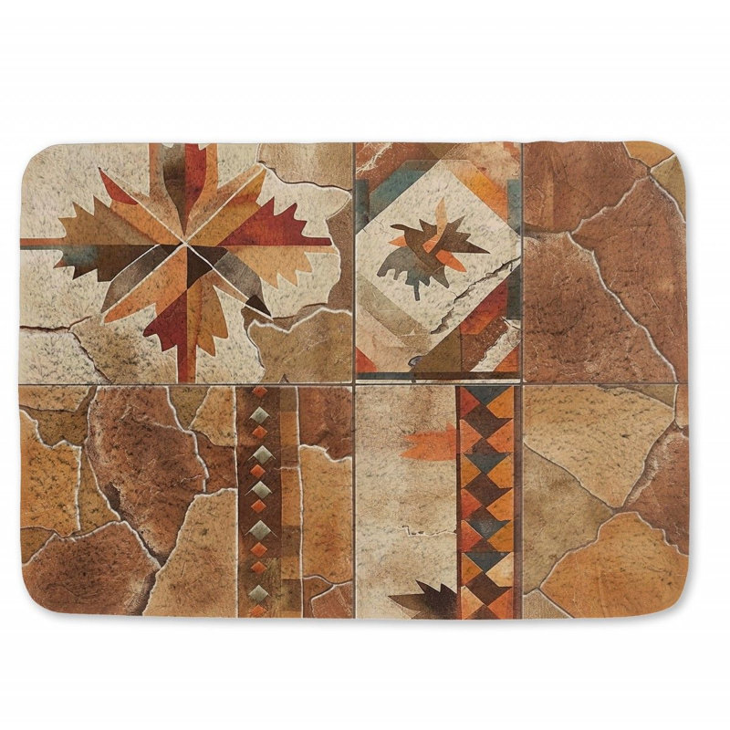 Chrystene Microfiber / Microsuede Non-Slip Bath Mat, 17" W x 24" L