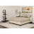 Aluino Button Tufted Platform Bed with Memory Foam Pocket Spring Mattress-129474196-129474199