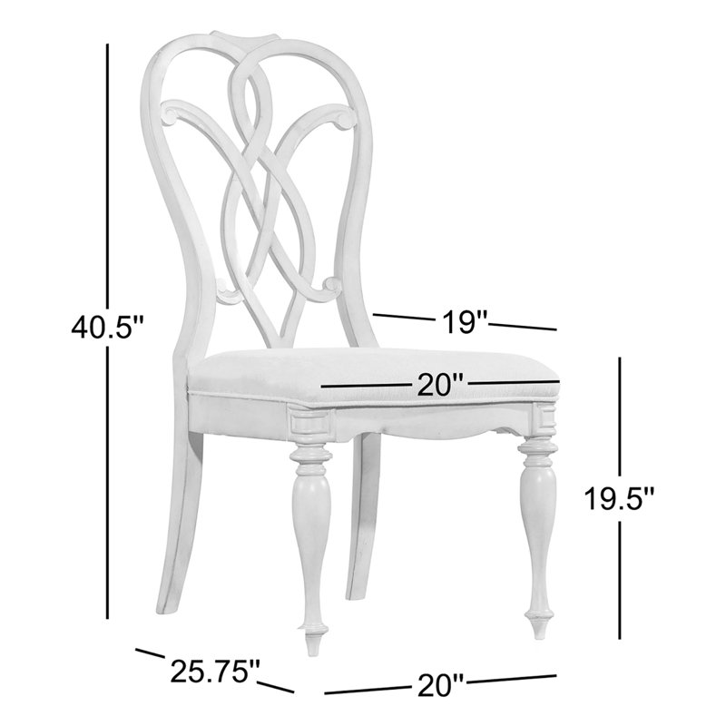 Leesburg Splatback Side Chair, Dark Wood