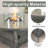 Round Wicker Propane  Fire Pit Table With Hidden Fuel Tank-1954799076