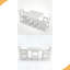 Ensemble repas d'extérieur 3 pièces en HDPE avec table carrée et 2 fauteuils-1495449650