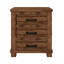 Commode de chevet Cozy Cottage avec des accents de style antique et un grand espace de tiroir