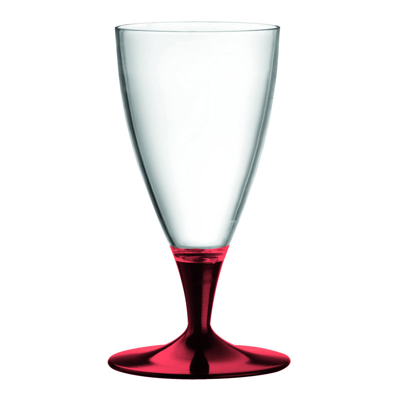 Polycarbonate Beer Glass - 12 Pieces, Garnet
