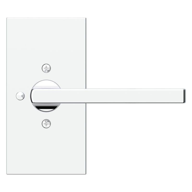 5 H X 5.53125 W X 5 Privacy (Bed & Bath) Door Lever, Polished Chrome