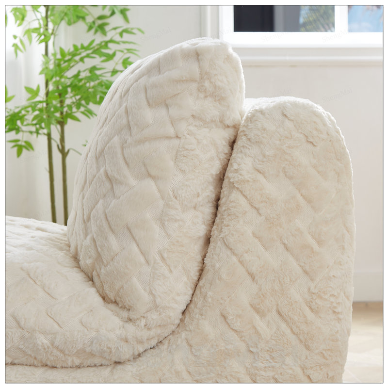 Fauteuil pivotant à compression avec repose-pieds, conception ergonomique pour un confort et une détente ultimes, Blanc