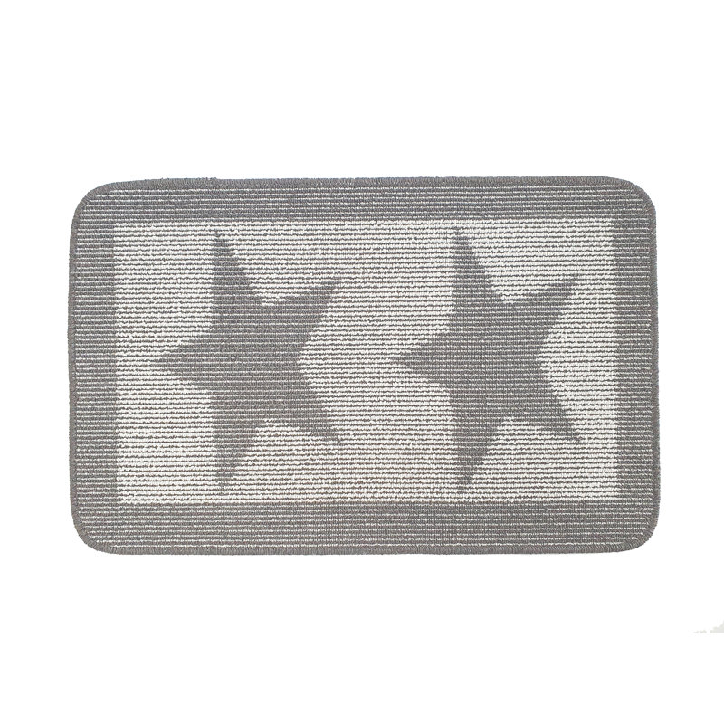 My Utility Star Kitchen Mat, Silver, Rectangle 50 x 80 cm