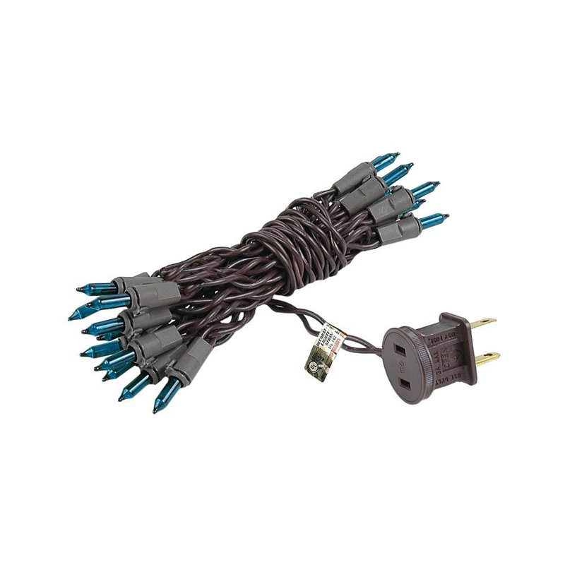 Mini-chaîne 20 ampoules pour l’extérieur 8,5' Pitman, ambre, Brun