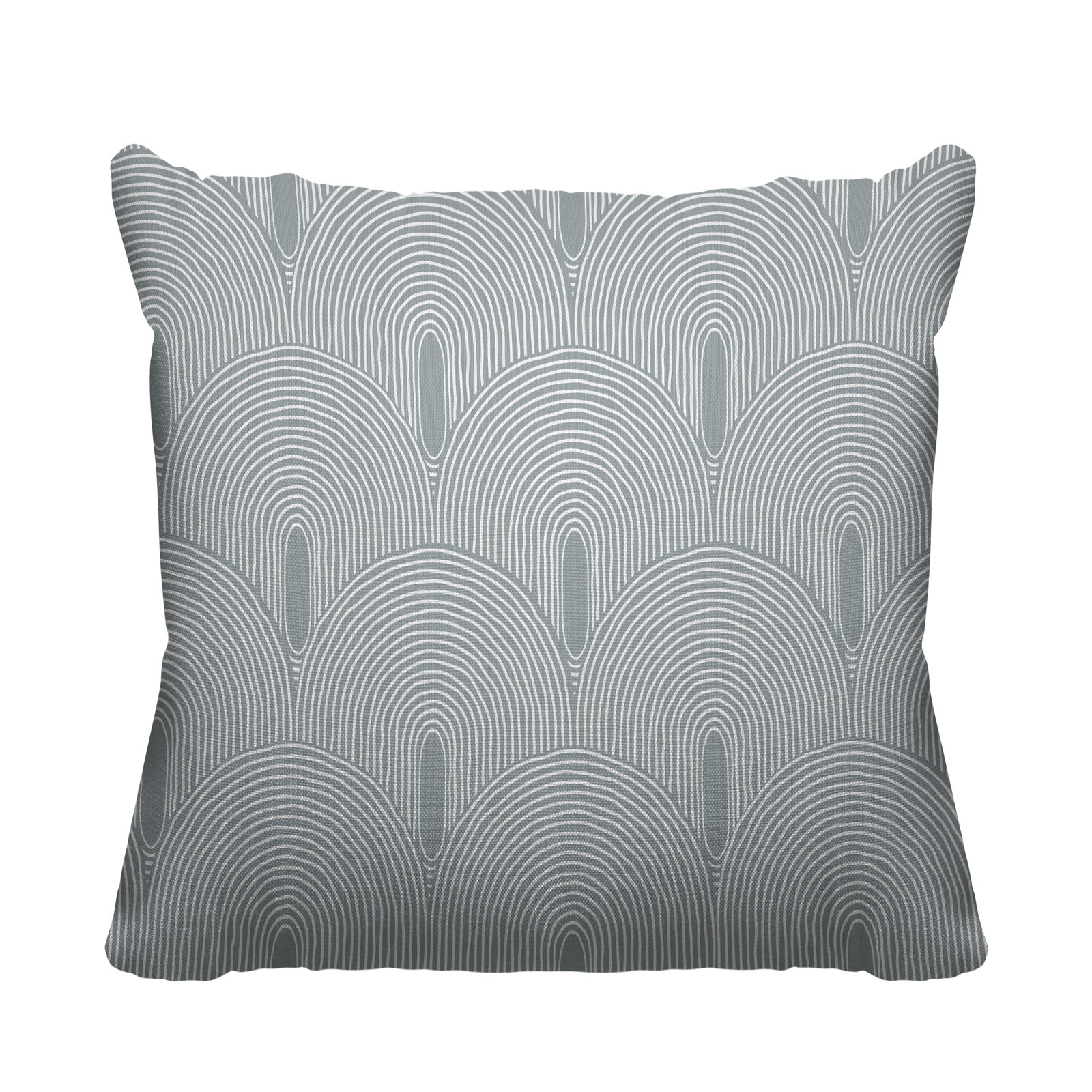 Limpo Indoor/Outdoor Throw Pillow, 20" x 20", Gray