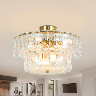 8 - Light Flush Mount Ceiling Light Hallway Light Crystal Flush Mount Kitchen Lighting