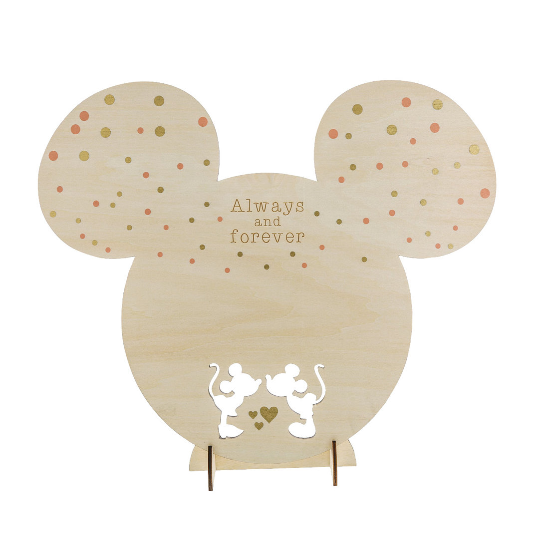 Enchanting Disney Mickey And Minnie Mouse Plaque