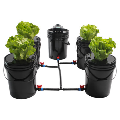 YaoTown 12 W Hydroponics Growing System 5.28 Gallon Recirculating Drip Gardening Tools