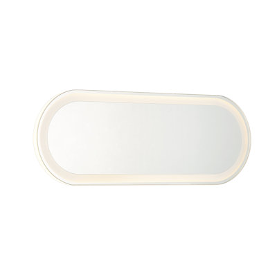 Miroirs à rétroéclairage DEL Wrought Studio ™ - Finition blanche