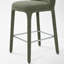 Tabouret de comptoir moderne entièrement rembourré en tissu de 26,5 pouces (ensemble de 6)-132490633