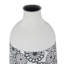 Vase de table en métal noir / blanc Haire-1789108962