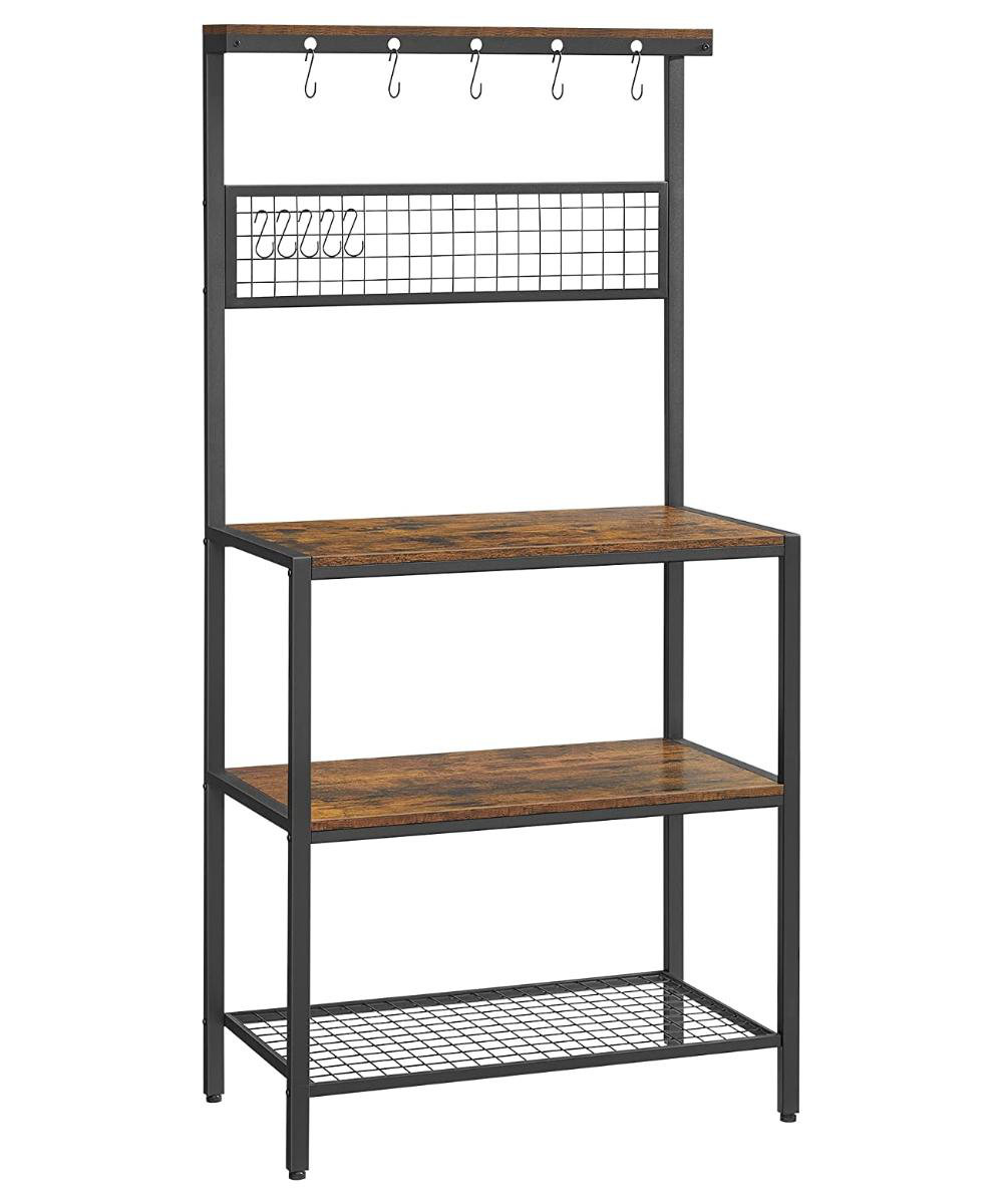 Rashel 43.5 Standard Baker's Rack with Microwave Compatibility 17 Stories