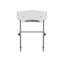 Cheviot Products Évier de salle de bain Essex 24 po avec débordement et base console en métal 31 po-17756042-17756039