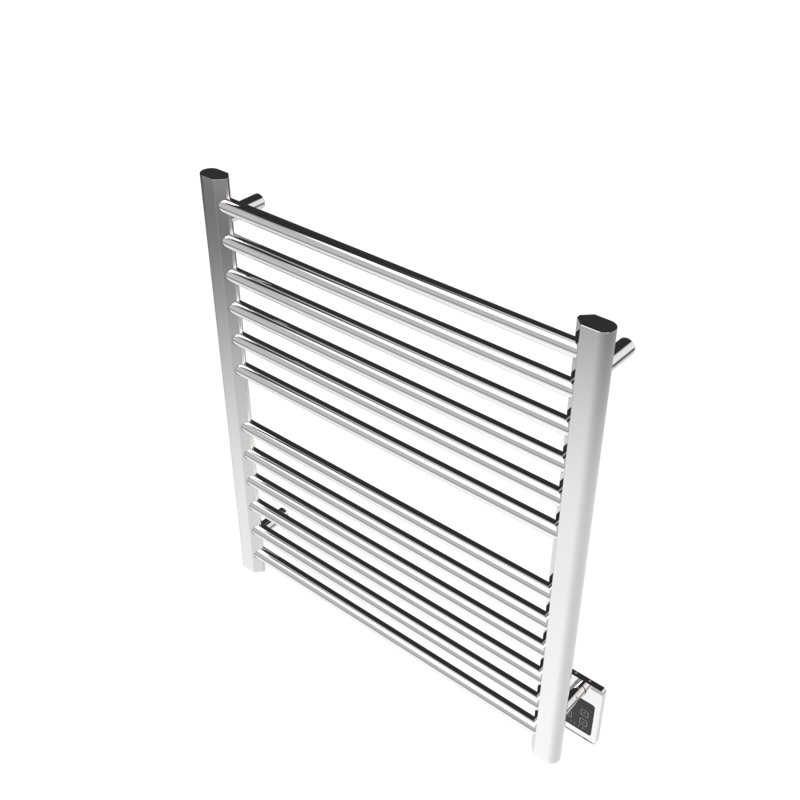 Chauffe-serviettes électrique mural Sirio (contrôleur non inclus), Poli, H 33,25 po x l 29,25 po x P 4,75 po