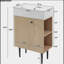 Meuble-lavabo avec porte en céramique 21,6 po-1230916760