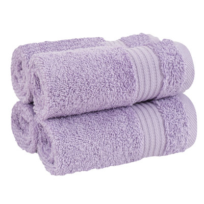 Ensemble de débarbouillettes 100% coton turque, 4 pièces de chiffon doux et absorbant