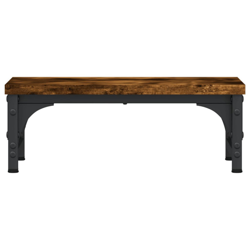 Millers Monitor Stand, Smoked Oak, 14cm H x 15.6cm W x 23cm D