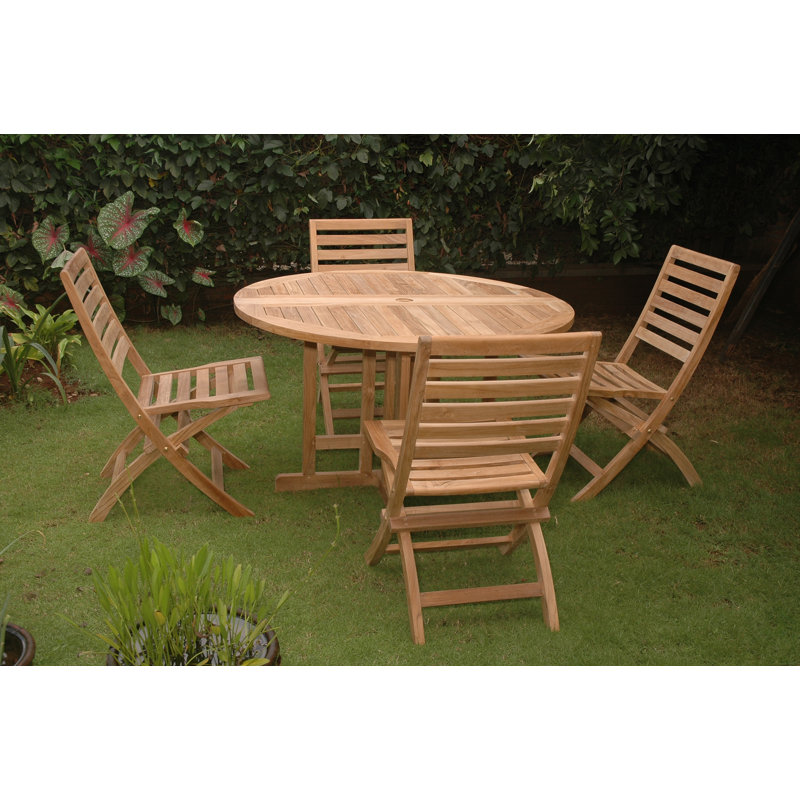 Milena Outdoor Dining Set with Cushions, (No Cushion)