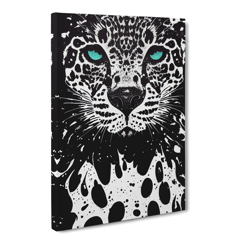 Leopard Splatter Vol.3 - Wrapped Canvas, 60cm H x 40cm W x 3cm D