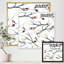 «Little Birds on the Tree Branches I», peinture sur toile-60162829-60162835