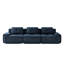 Canapé modulaire moderne de 117 pouces en velours côtelé, canapé 3 places surdimensionné, assise profonde, conception capitonnée, sans assemblage, conception antidérapante-641582752