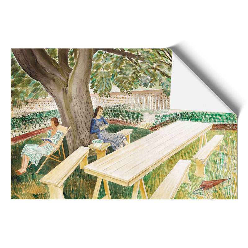 Resting by Eric Ravilious - No Frame Painting, 42cm H x 59cm W x 0.1cm D