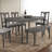 Weathered  Dining Bench With Turned Legs