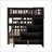 Full-Over-Full Pinewood Bunk Bed with Stair Storage &amp; Drawer, No Box Spring Needed, Espresso for Bedroom-1852395297