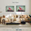 "Cardinal sur bois, art mural"-649058120