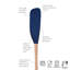 Flex-Core Jar Scraper Wood Handle Deep Indigo
