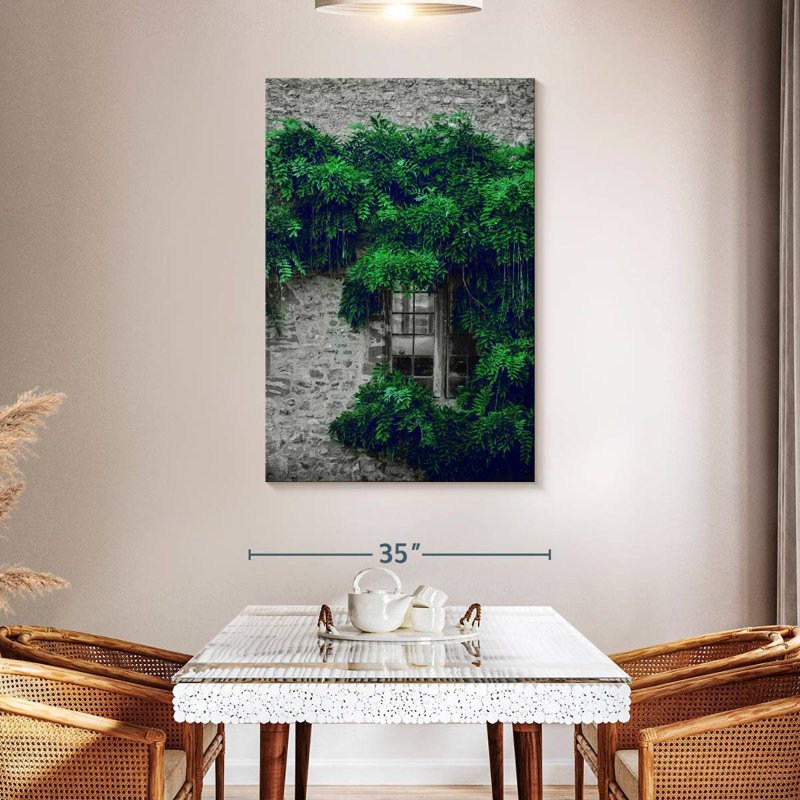 Lilie Botanical Window, 48" H x 32" W
