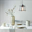 Mease 1 - Light Black Lantern Pendant