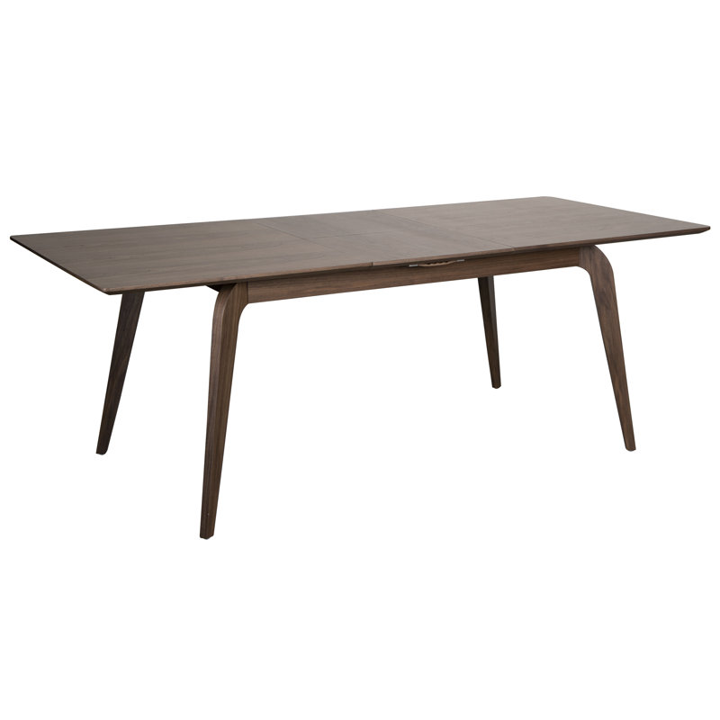 Table de salle à manger extensible Yolanda, Noyer