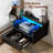 Carlette Floating Nightstands with Charging Station Floating Nightstand Set with Glass-321539705-321539704
