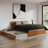 Ause Solid Wood Platform Bed with Matching Trundle-380814970-380814968