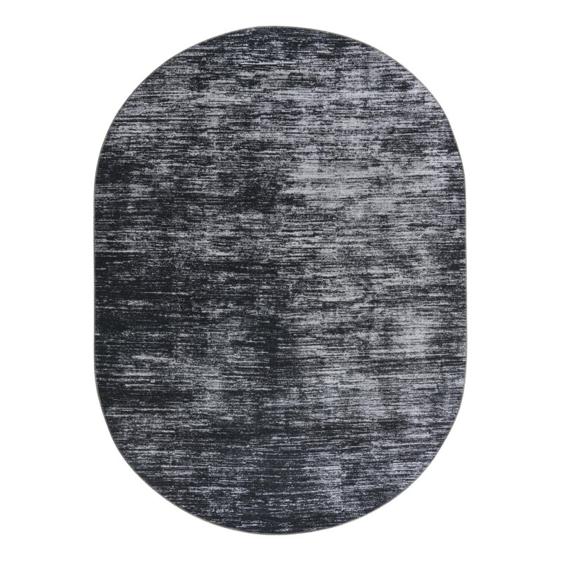 Monroy Chenille Indoor Rug, Oval 7'6" x 10'6"