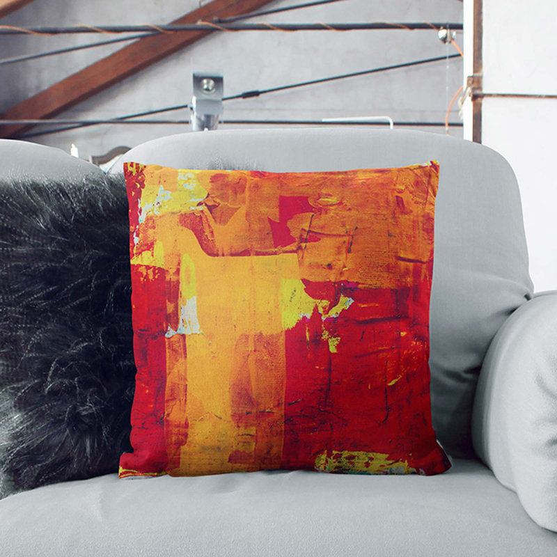 Square Throw Cushion, White, 40 x 40 cm