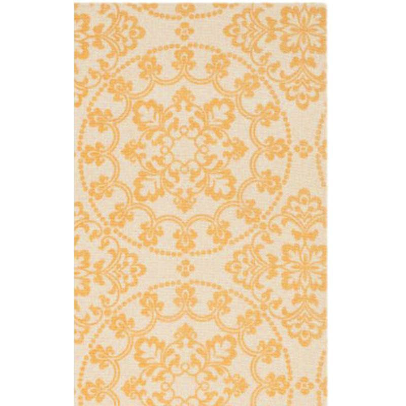Charing Cross Cedar Brook Hand Loomed Jute Floral Rug, Rectangle 4' x 6'