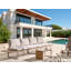 Garden Corner Sofa with Table 4 Seater Right Hand Modular-478066100-478066107