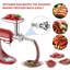 Hachoir à viande en métal avec 3 saucisses pour batteurs sur socle KitchenAid par GVode