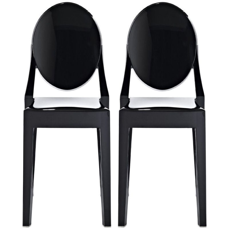 Chaise d'appoint Furness, Noir
