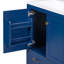 Meuble-lavabo de salle de bain avec lavabo simple, 2 portes à fermeture douce et un tiroir-66481058